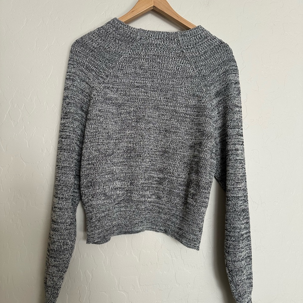 Free People Black & White Marled Women's Sweater Size Small